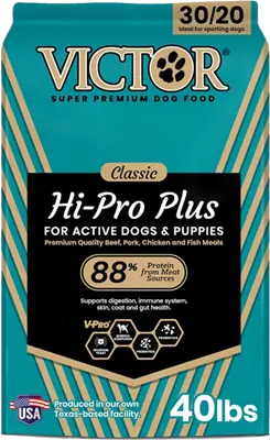 Victor Hi-Pro Plus Classic dog food for French Bulldogs